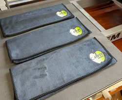 vantaggi stampa DTF su tessuti scuri con logo Eden Wellness