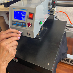 pressa a caldo DTF, impostazione temperatura transfer