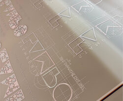 stampa dettagli sottili DTF 1pt file grafico preciso su pellicola transfer