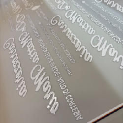 bordo bianco stampa DTF esempio transfer senza contorni bianchi