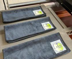 stampa DTF merchandising aziendale gadget personalizzati con logo Eden Wellness